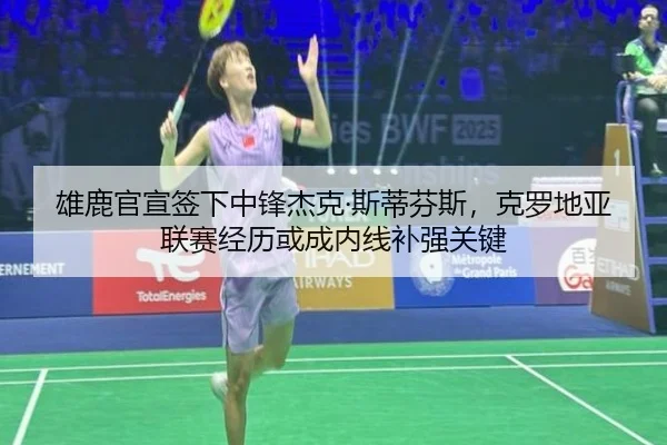 雄鹿官宣签下中锋杰克·斯蒂芬斯，克罗地亚联赛经历或成内线补强关键
